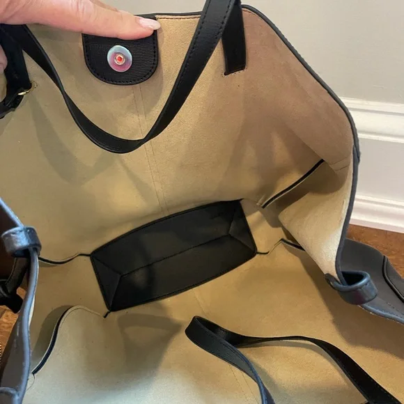 Polene Cyme handbag in black, new - Picture 4 of 5